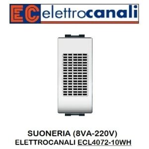 Suoneria 230v Bianco
